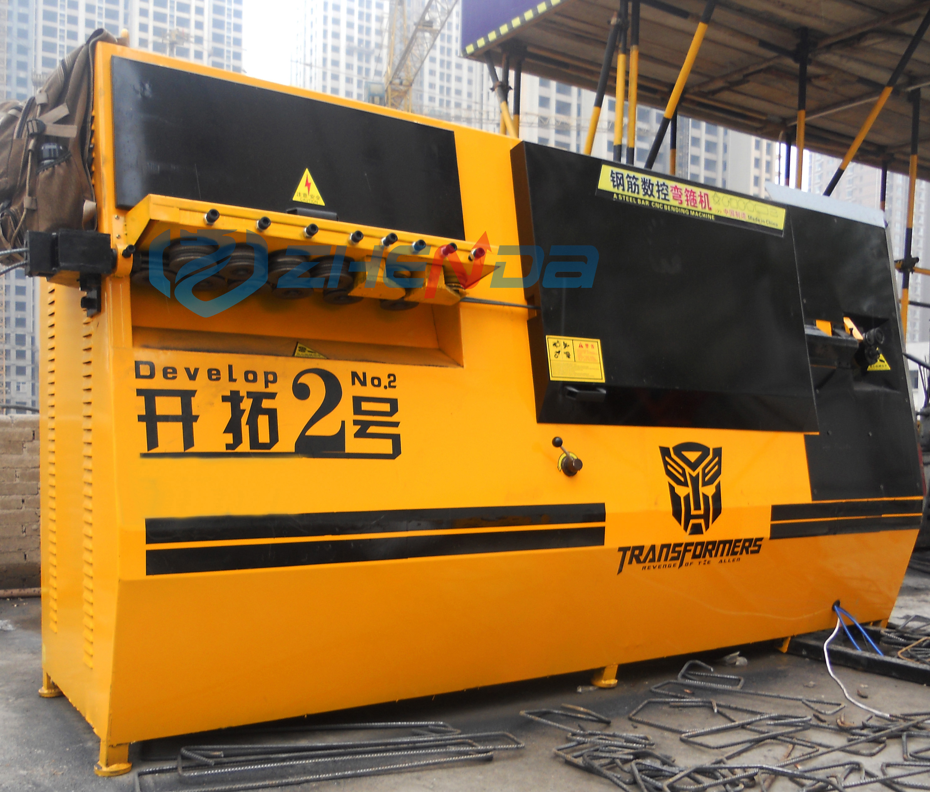 Construction CNC Rebar Bending Machine and Made in China Automatic ...