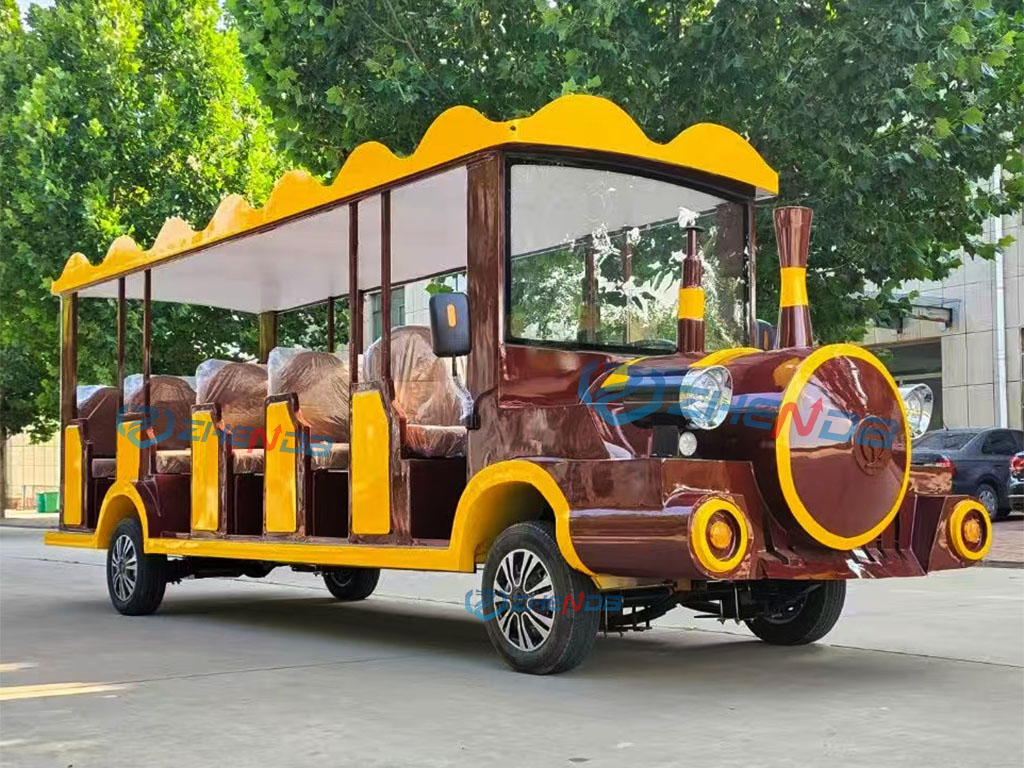 China Supplier 14 Seaters Mini Electric Sightseeing Bus Tour Shuttle ...