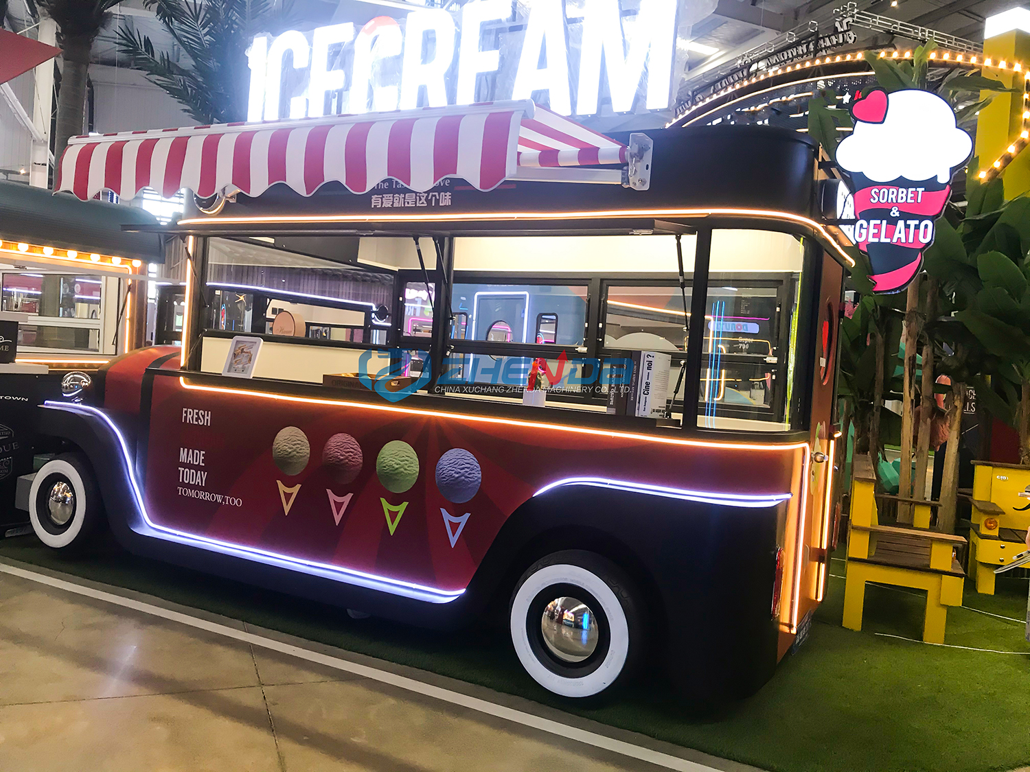 Fast Food Rides Standard Mobile Fast Food Cart Trailer America Customised Kitchen ...